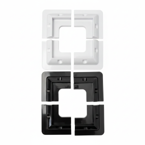 Hoeksteunen zonnepaneel montage set ABS 4st Wit