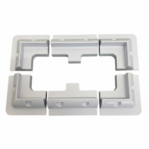 Hoeksteunen Zonnepaneel 6-delig Wit